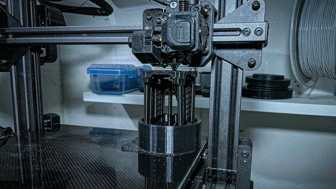 3D printed part after post-processing