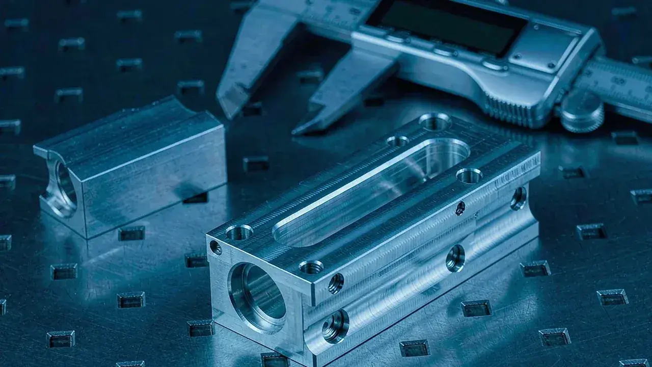 Precision CNC milled aluminium part
